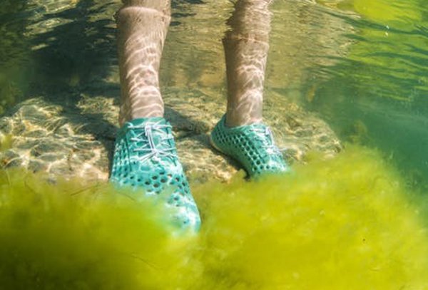 Le scarpe del futuro, meglio se fatte di alghe.