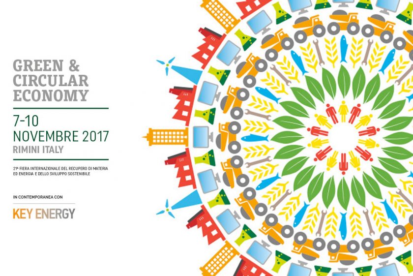 La “circular economy” sempre più protagonista anche a Ecomondo 2017